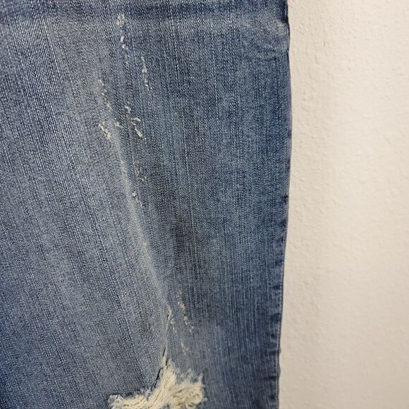 Torrid destroyed cropped skinny jeans - Picture 5 of 7
